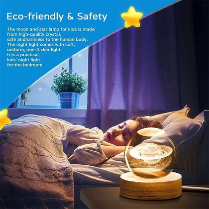 3D Solar System Crystal Ball