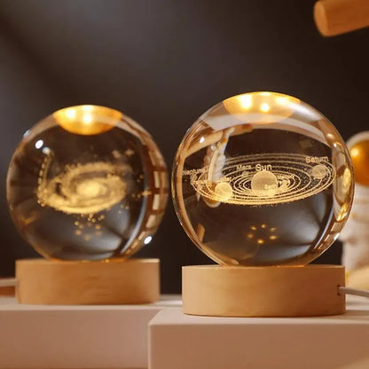 3D Solar System Crystal Ball